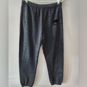 Roots Sweatpants – Women’s Size M – Dark Gray – Logo on Back
